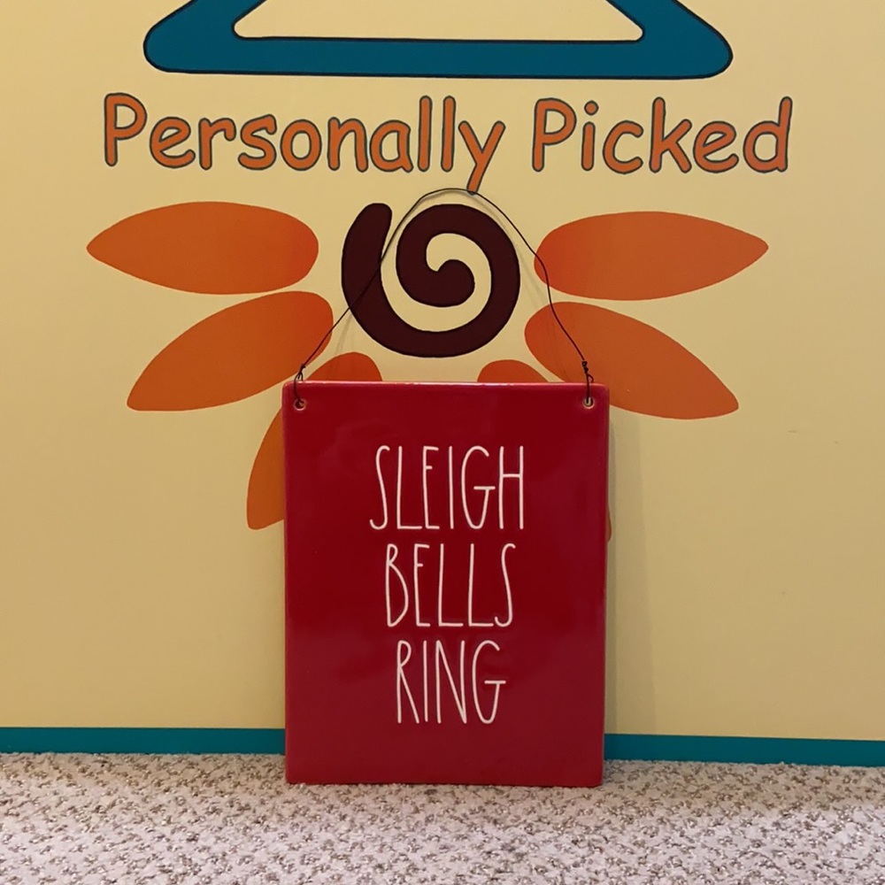 Rae Dunn SLEIGH BELLS RING Sign